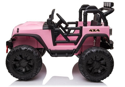 Elektro Kinderfahrzeug JC666 Rosa 4x4 mit 2x200W Motoren