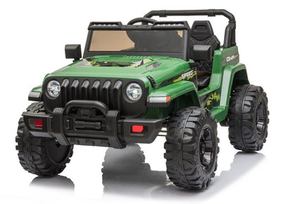 Elektro Kindermotorrad Jeep Safari Auto CH9956 Grün