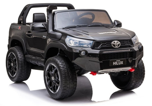 Elektro Kinderauto Toyota Hilux Schwarz 2-Sitzer