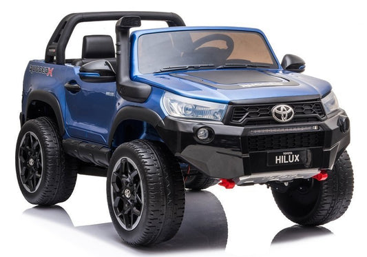 Elektroauto Für Kinder Toyota Hilux Blau Lackiert