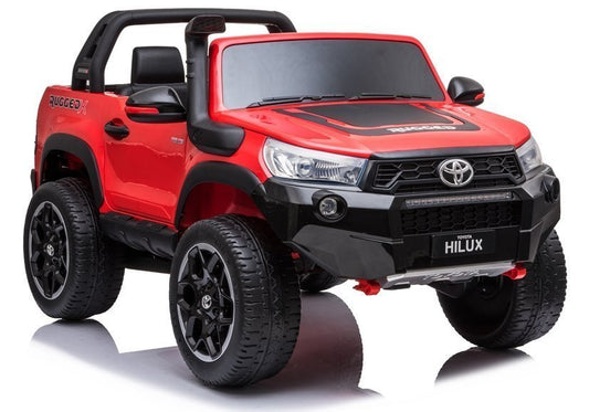 Elektro Kinderauto Toyota Hilux Rot Lackiert 2Sitzer