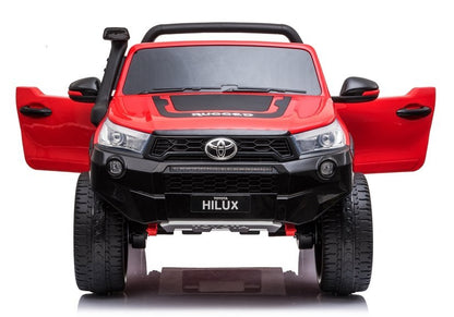 Elektro Kinderauto Toyota Hilux Rot Lackiert 2Sitzer