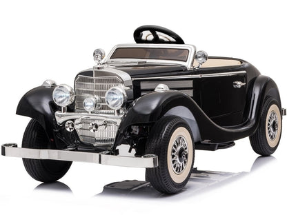 Elektro Kinderauto Mercedes 540K Schwarz Mit Eltern Sitz