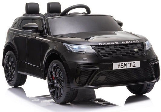 Elektro Kinderauto Range Rover Schwarz Lackiert