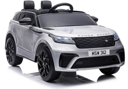 Elektro Kinderauto Range Rover Silber Lackiert