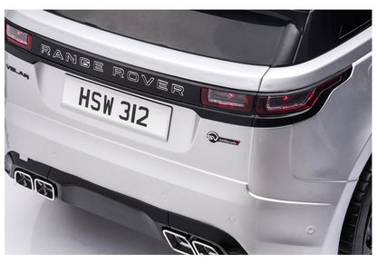 Elektro Kinderauto Range Rover Silber Lackiert