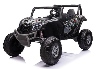Elektro Kinderauto Buggy 4x4 UTV-MX Camo Lackiert 24V EVA Reifen LCD Display 2Sitzer
