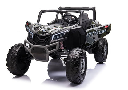 Elektro Kinderauto Buggy 4x4 UTV-MX Camo Lackiert 24V EVA Reifen LCD Display 2Sitzer