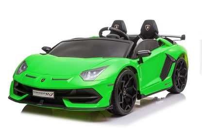 Elektro Kinderauto Lamborghini Aventador SX2028 Grün 24V 2Sitzer Drift Version