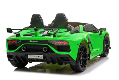 Elektro Kinderauto Lamborghini Aventador SX2028 Grün 24V 2Sitzer Drift Version