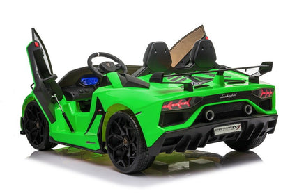 Elektro Kinderauto Lamborghini Aventador SX2028 Grün 24V 2Sitzer Drift Version
