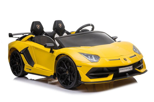 Elektro Kinderauto Lamborghini Aventador SX2028 Gelb 24V 2Sitzer Drift Version