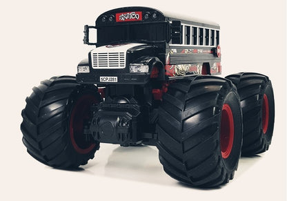 Ferngesteuerter Huge Wheel Bus 2.4G Sound Schwarz