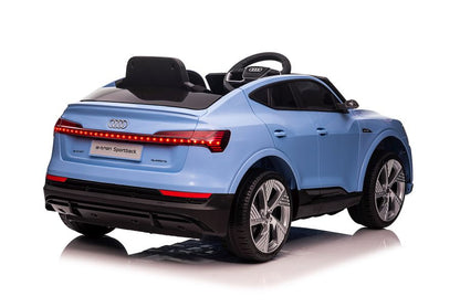 Elektro Kinderauto Audi E-Tron QLS-6688 Blau 4x45W mit LED-Scheinwerfern