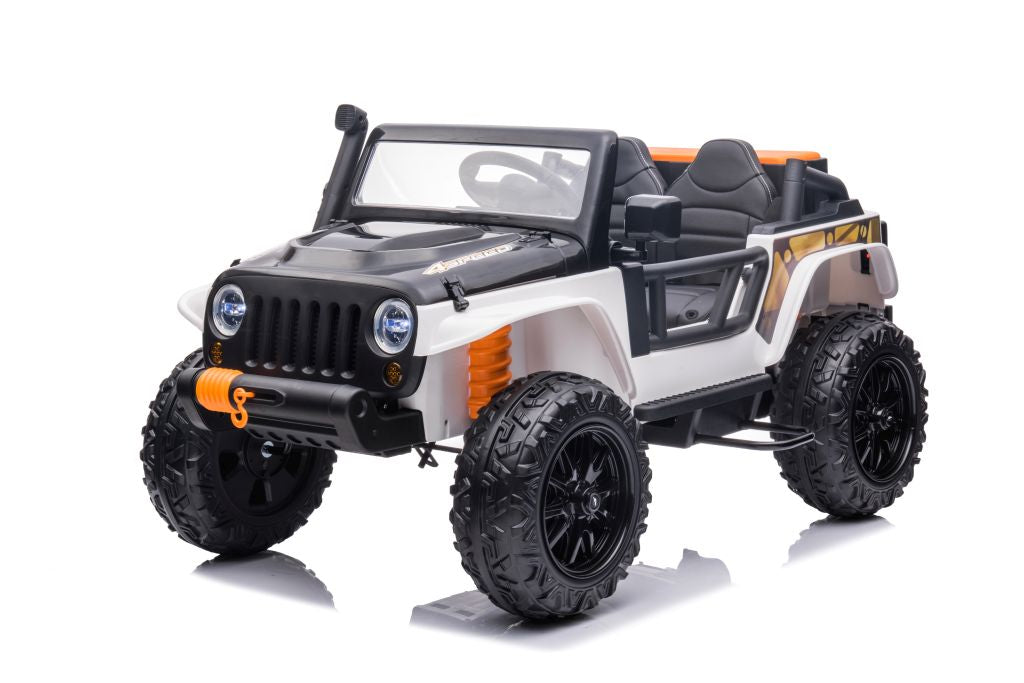 Elektro Kinderauto Jeep XB-1118 Weiß 12V für Kinder ab 3 Jahren