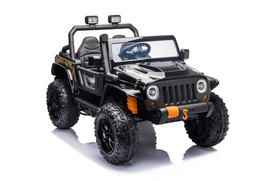 Elektro Kinderauto Jeep XB-1118 Schwarz 12V 4x4 für Kinder 3 bis 8 Jahre