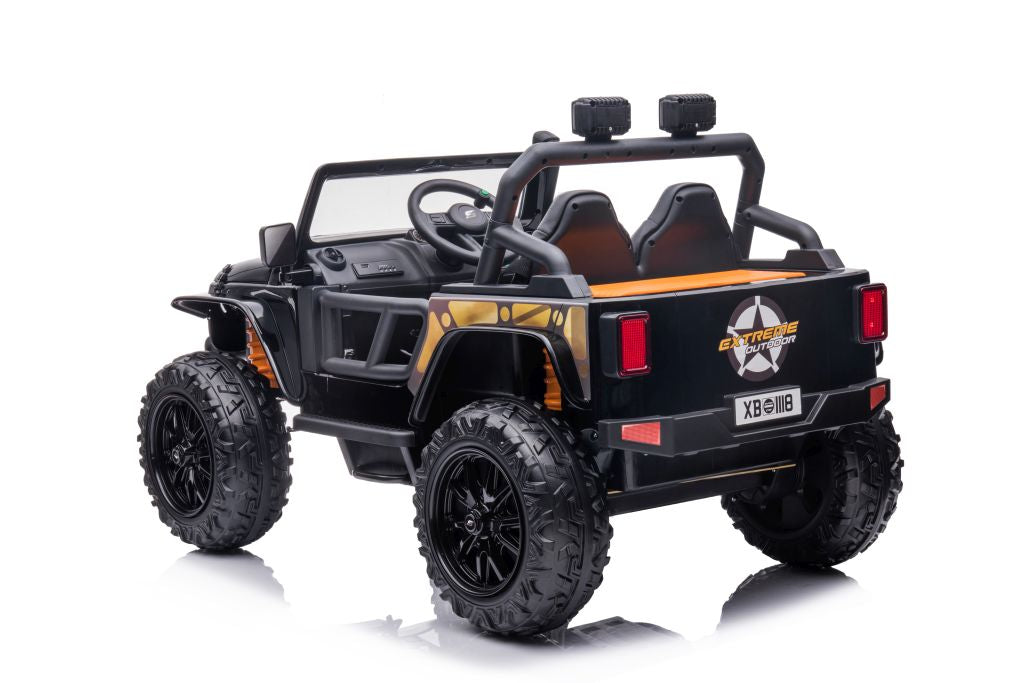 Elektro Kinderauto Jeep XB-1118 Schwarz 12V 4x4 für Kinder 3 bis 8 Jahre