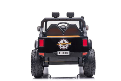 Elektro Kinderauto Jeep XB-1118 Schwarz 12V 4x4 für Kinder 3 bis 8 Jahre