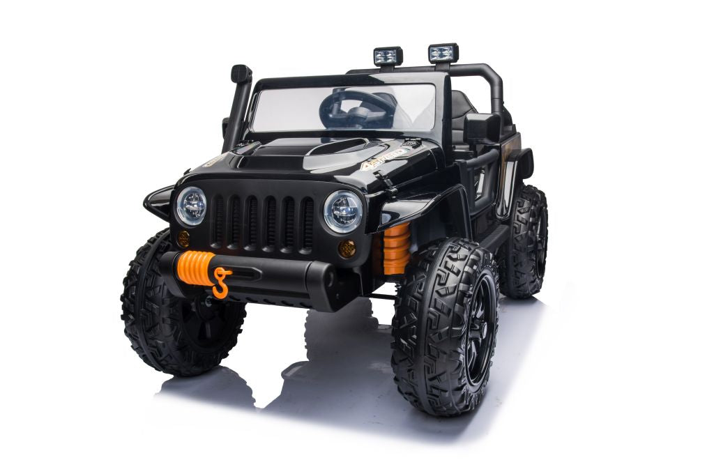 Elektro Kinderauto Jeep XB-1118 Schwarz 12V 4x4 für Kinder 3 bis 8 Jahre