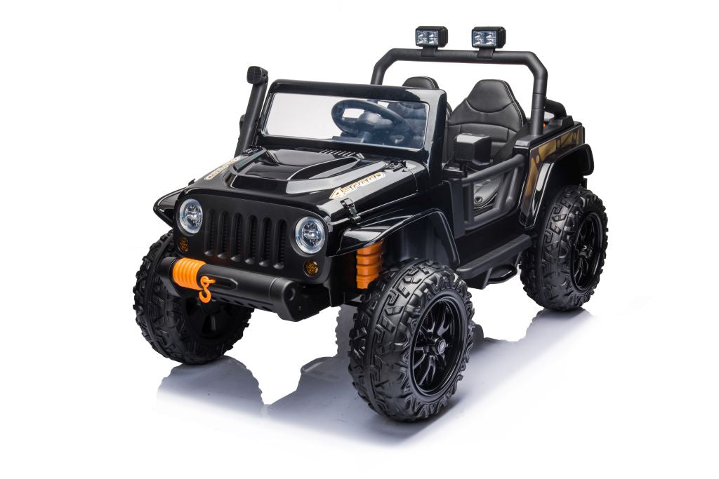 Elektro Kinderauto Jeep XB-1118 Schwarz 12V 4x4 für Kinder 3 bis 8 Jahre