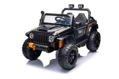 Elektro Kinderauto Jeep XB-1118 Schwarz 12V 4x4 für Kinder 3 bis 8 Jahre