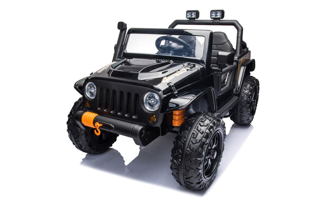 Elektro Kinderauto Jeep XB-1118 Schwarz 12V 4x4 für Kinder 3 bis 8 Jahre
