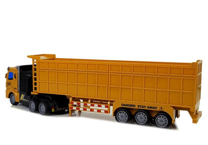 Fernsteuerung LKW Mit Großem Anhänger 27 Mhz 1 48 Gelb