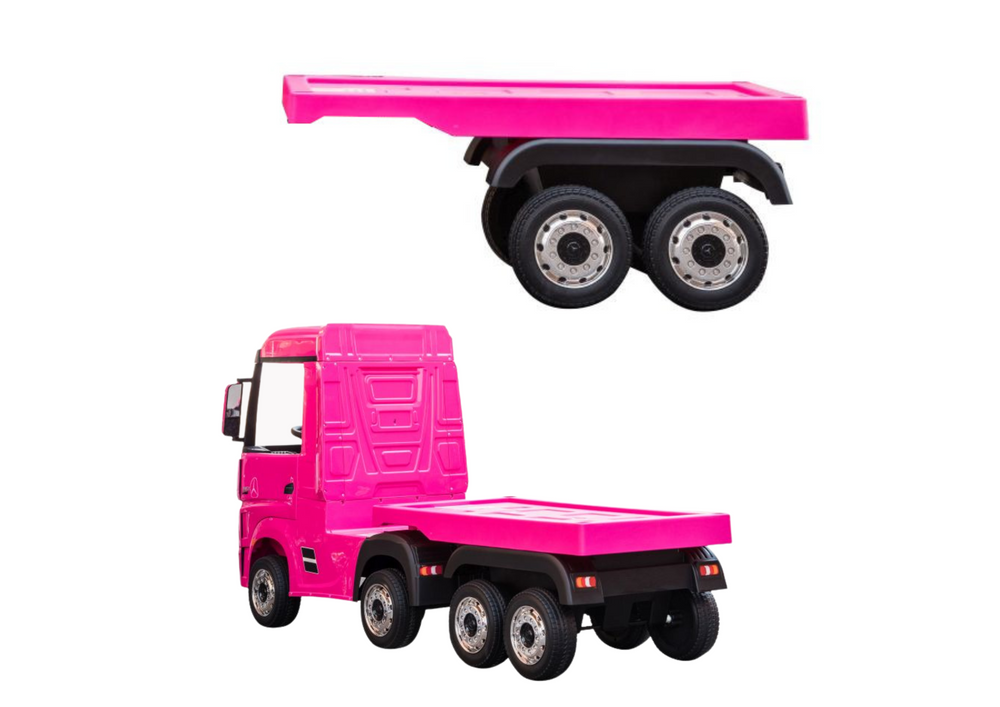 Mercedes Actros LKW Anhänger Pink Mit EVA Reifen