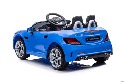 Elektroauto Mercedes SLC 300 Blau Kinderfahrzeug 3 Jahre und älter
