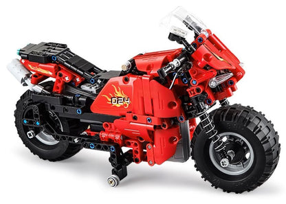 CADA Building Blocks Set Remote Controlled Motorcycle 2.4G 484 Pieces
