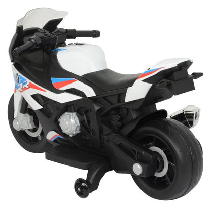 Elektro Kindermotorrad BMW S1000RR Weiß