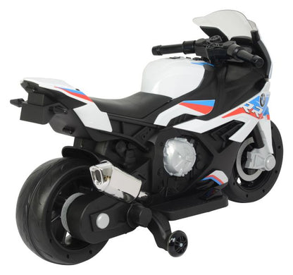 Elektro Kindermotorrad BMW S1000RR Weiß
