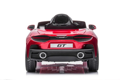 Electric children's car McLaren GT 12V painted red