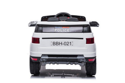 Elektro Kinderauto Jeep BBH-021 Polizei Weiß 12V