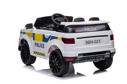 Elektro Kinderauto Jeep BBH-021 Polizei Weiß 12V