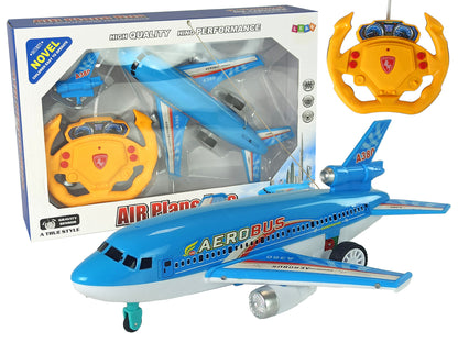 Ferngesteuertes Flugzeug Blau Pilot 40 Mhz mit Lichtern