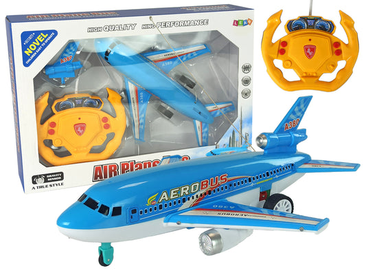 Ferngesteuertes Flugzeug Blau Pilot 40 Mhz mit Lichtern