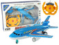 Ferngesteuertes Flugzeug Blau Pilot 40 Mhz mit Lichtern