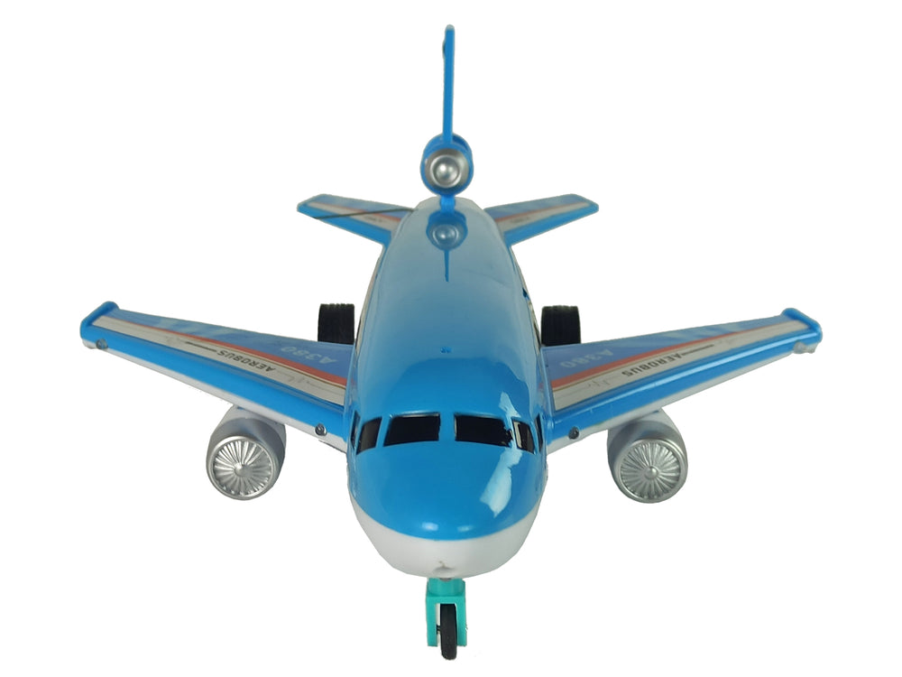 Ferngesteuertes Flugzeug Blau Pilot 40 Mhz mit Lichtern