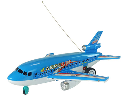 Ferngesteuertes Flugzeug Blau Pilot 40 Mhz mit Lichtern