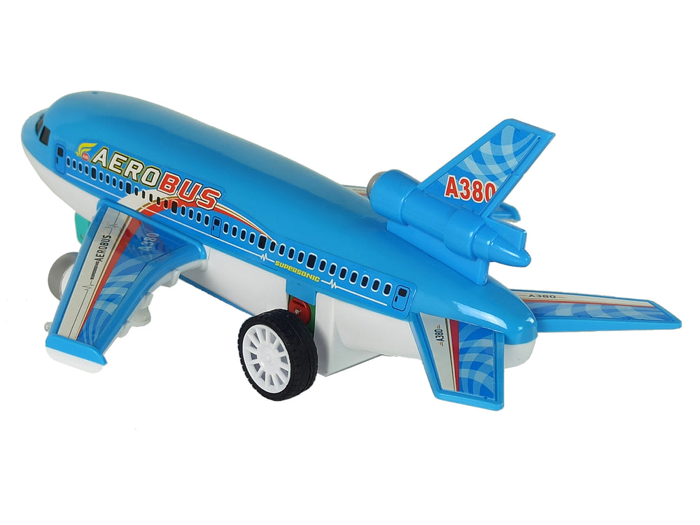 Ferngesteuertes Flugzeug Blau Pilot 40 Mhz mit Lichtern