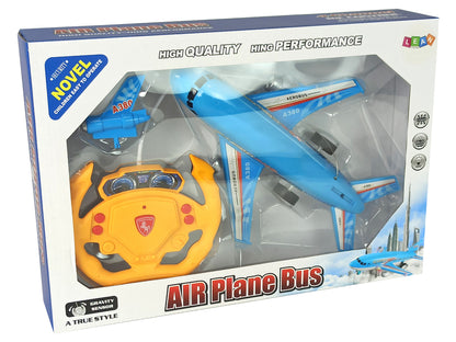 Ferngesteuertes Flugzeug Blau Pilot 40 Mhz mit Lichtern