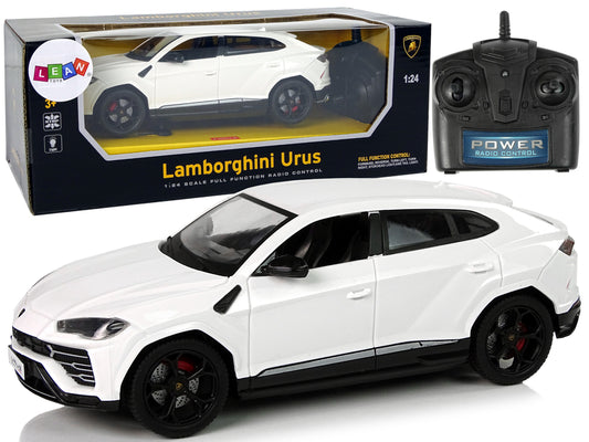 Ferngesteuertes Spielzeugauto 1:24 Lamborghini Urus Weiß 2.4G mit Lichtern