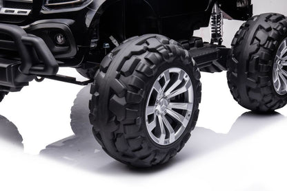 Elektro Kinderauto Mercedes DK-MT950 4x4 Schwarz Lackiert