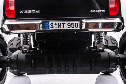 Elektro Kinderauto Mercedes DK-MT950 4x4 Schwarz Lackiert