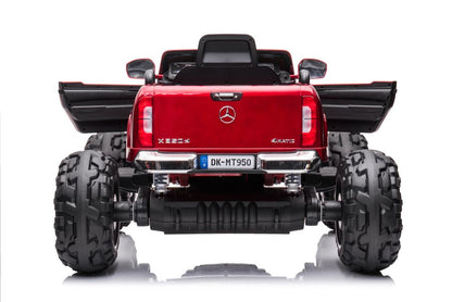 Elektro Kinderauto Mercedes DK-MT950 4x4 Rot Lackiert 8 km/h