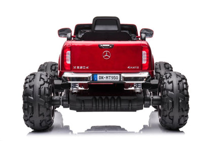 Elektro Kinderauto Mercedes DK-MT950 4x4 Rot Lackiert 8 km/h