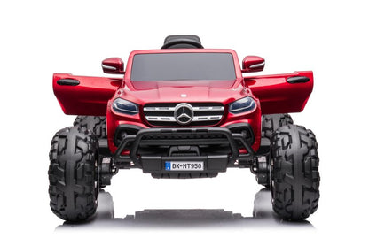 Elektro Kinderauto Mercedes DK-MT950 4x4 Rot Lackiert 8 km/h