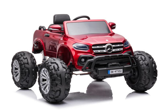 Elektro Kinderauto Mercedes DK-MT950 4x4 Rot Lackiert 8 km/h