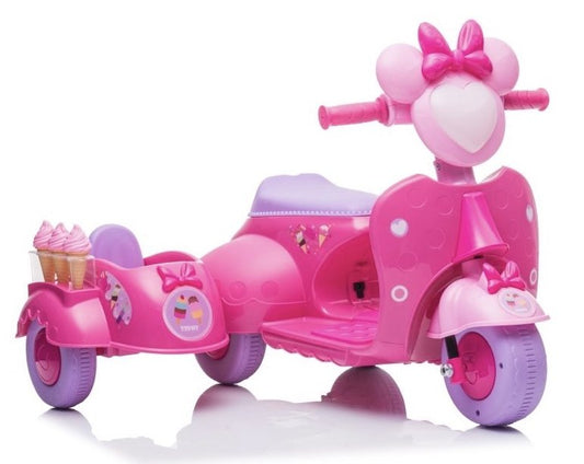Scooter Eisdiele Dreirad JT5258 Rosa Spielzeug für Kinder